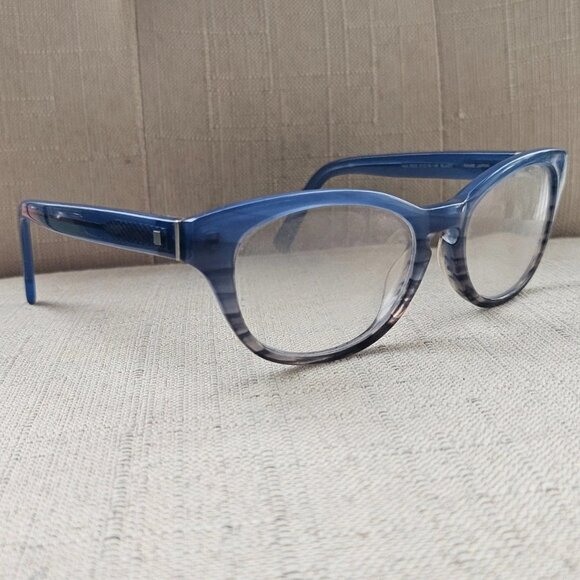 Modo Women Eyeglasses Frame Blue Tone Mod.6033 Glasses Eye Wear Made Japan - Picture 1 of 12